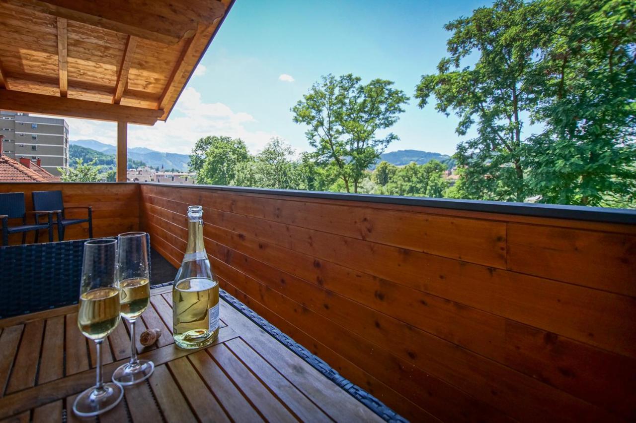 Auszeit Steiraland Penthouse 9 Mit Grossen Balkon Und Parkplatz Apartment Leoben  Ngoại thất bức ảnh